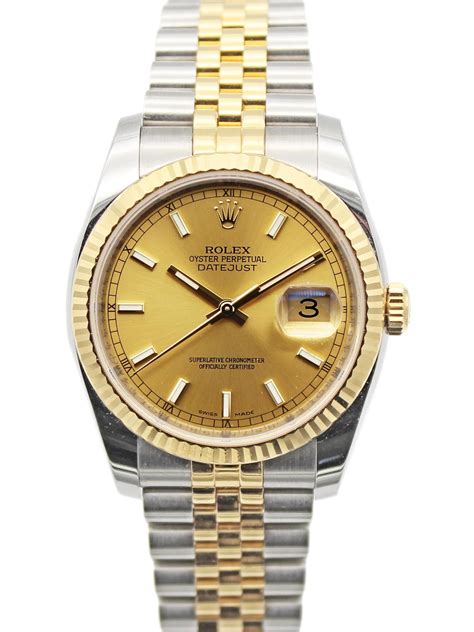 rolex datejust two tone fluted bezel|rolex fluted bezel replacement.